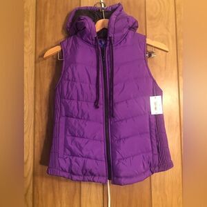 City Streets Purple Puffer Vest